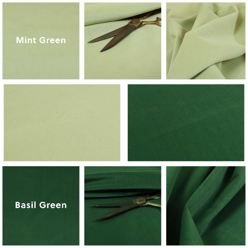 Super Soft Brushed Velvet Upholstery Fabric Curtains, Sofas, Seating, Cushions & Interior Design Soft Hard Wearing Plain Fabrics Per Metre image 15
