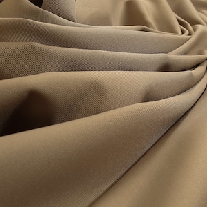 Matt Finish Linen Effect Chenille Upholstery Fabric Beige Colour Ideal For Soft Furnishings Sofas Curtains Chairs - Fabric Sold By The Metre