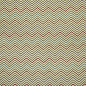 Soft Woven Texture Chenille Upholstery Fabric Colourful Wide Chevron Striped Pattern For Soft Furnishings Sofas Curtains - Sold By 10 Metres