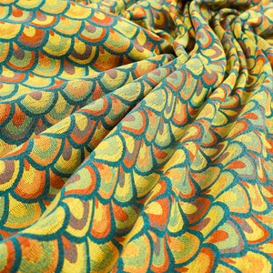 Drapery Jacquard - Peacock Pheasants in the Orchard - British Imported main image 1