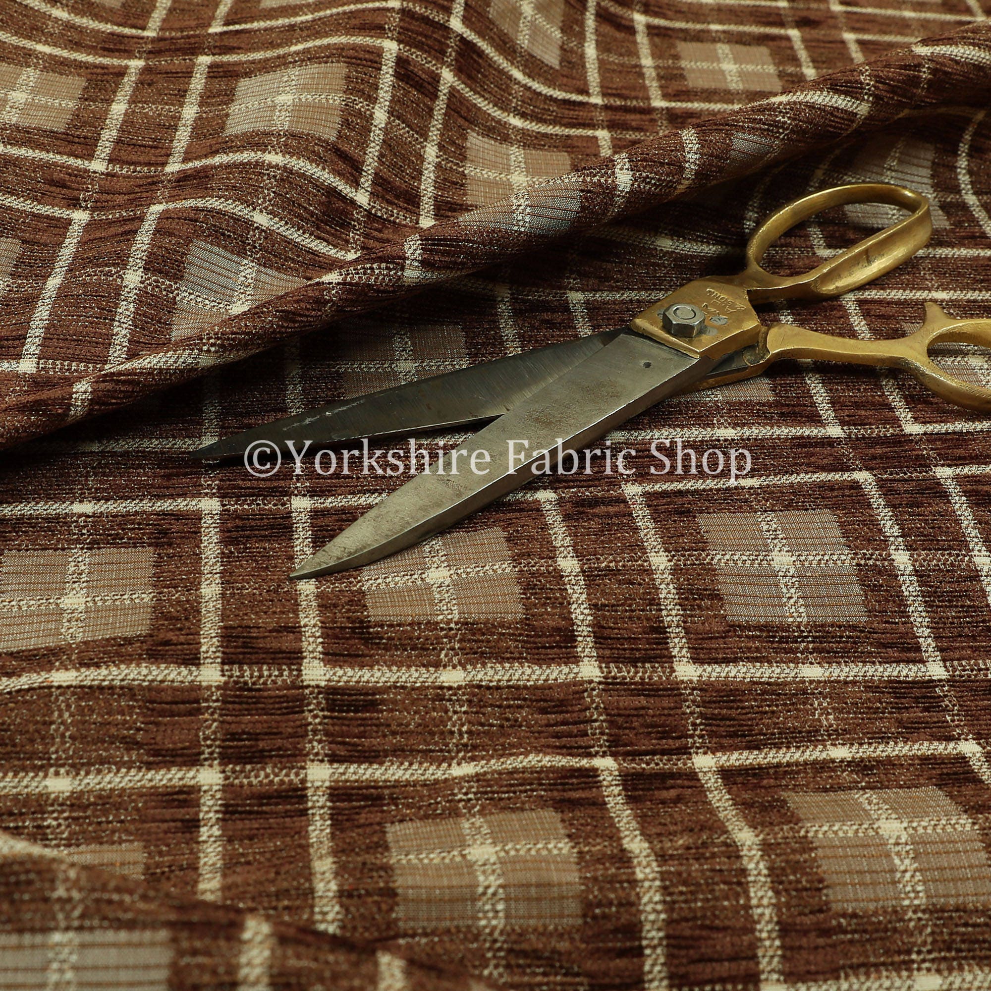 Poids de qualité couleur marron Chenille Ameublement ameublement tissu Tartan à carreaux - vendu par le tissu de longueur de 10 mètres Poids de qualité couleur marron Chenille Ameublement Ameublement Ameublement ameublement tissu Tartan à carreaux - vendu par le tissu de longueur de 10 mètres 011c49