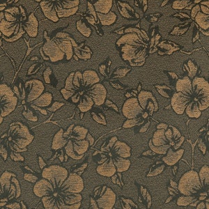 Floral Pattern Lightweight Chenille Brown Colour New Upholstery Curtain Fabrics