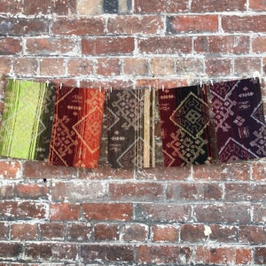 Quirky Aztec Kilim Chenille Upholstery Fabric For Curtains, Cushions, Interior Design Soft Hard Wearing Polyester Geometric Fabric Per Metre