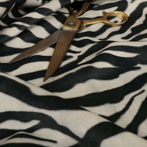 Neuer Einrichtungsstoff Zebra Muster Stoff Qualität weicher Polsterstoff in Schwarz-Weiß-Farbe Meterware