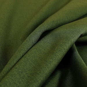 Soft Designer Plain Quality Lightweight Green Chenille Furnishing Upholstery Fabric - Sold By The 10 Metres Fabric