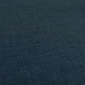 10 Metres Of New Soft Designer Linen Look Navy Blue Chenille Fabric Perfect For Upholstery Interiors Curtains Sofas Material - From The UK