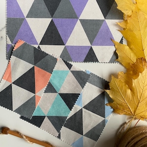 Driehoekig geometrisch patroon chenille bekledingsstof voor banken, gordijnen en interieurontwerp Slijtvaste polyester stof kopen per meter