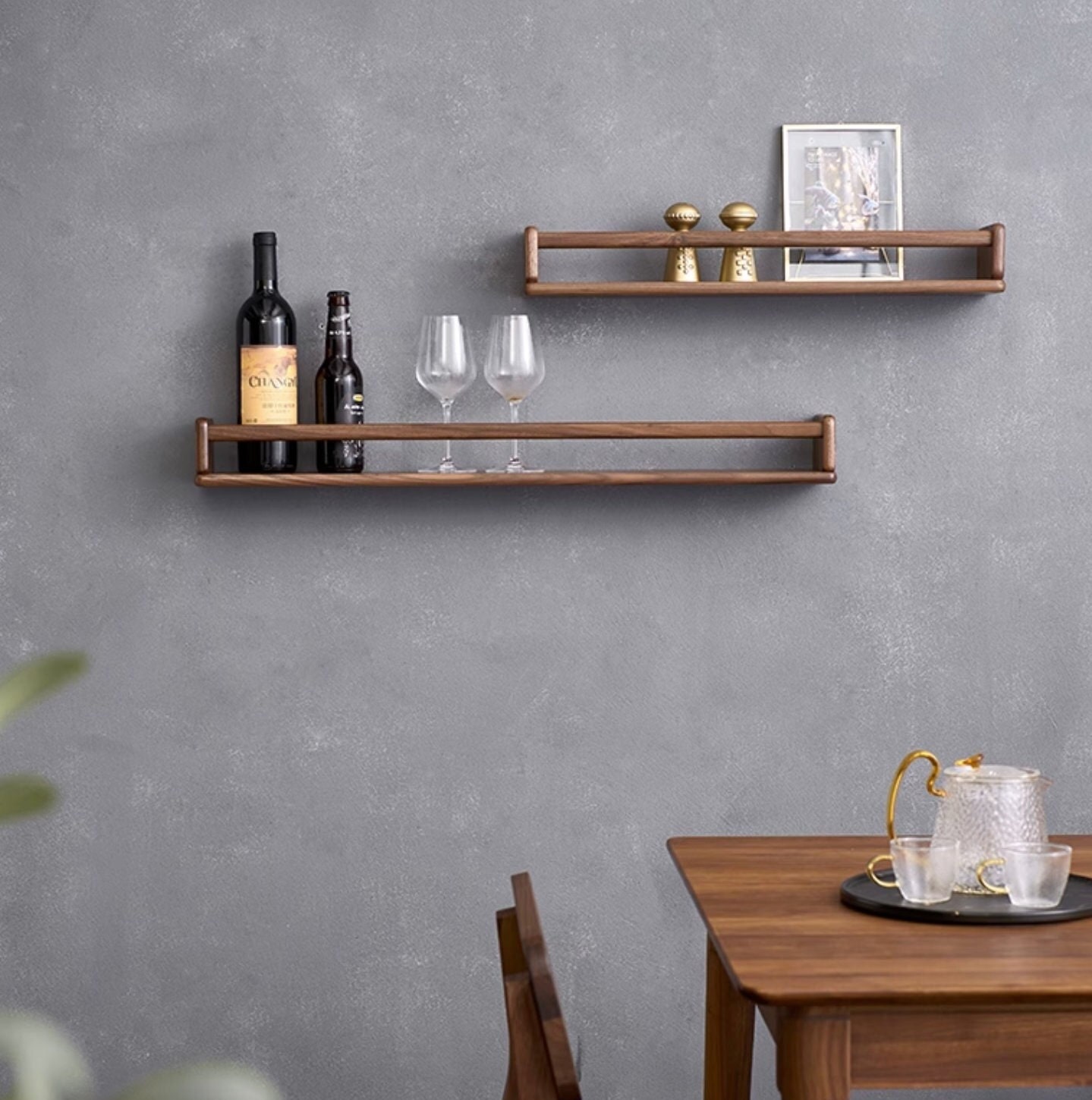 Soporte de madera vintage para tazas de café montado en la pared, para tazas  de café. - Wall Shelves & Ledges, Facebook Marketplace