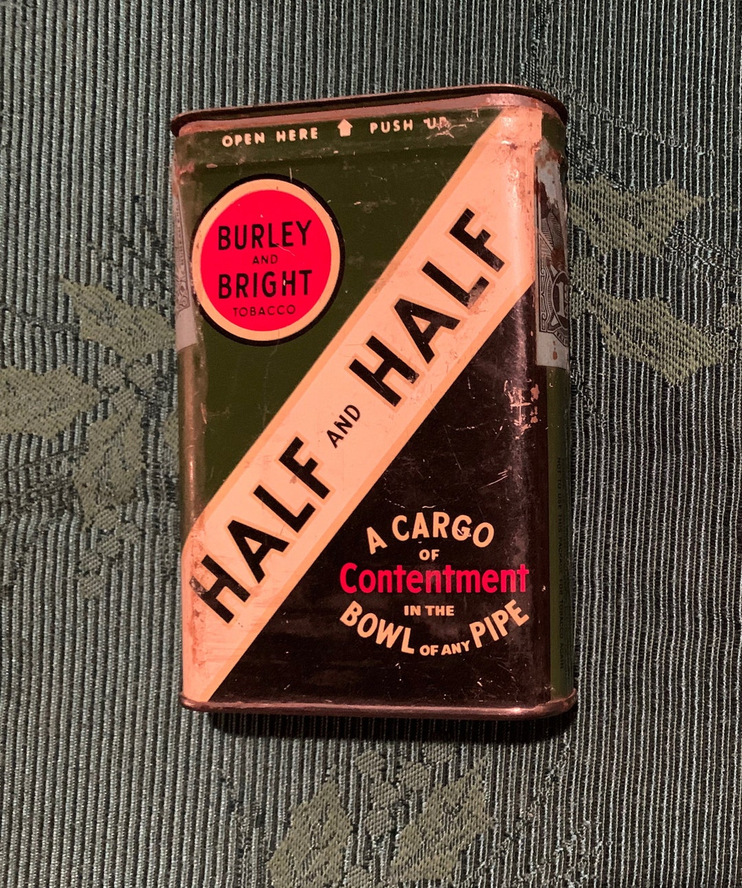 Burley and Bright Tobacco Half and Half Pipe Tobacco Pocket Etsy