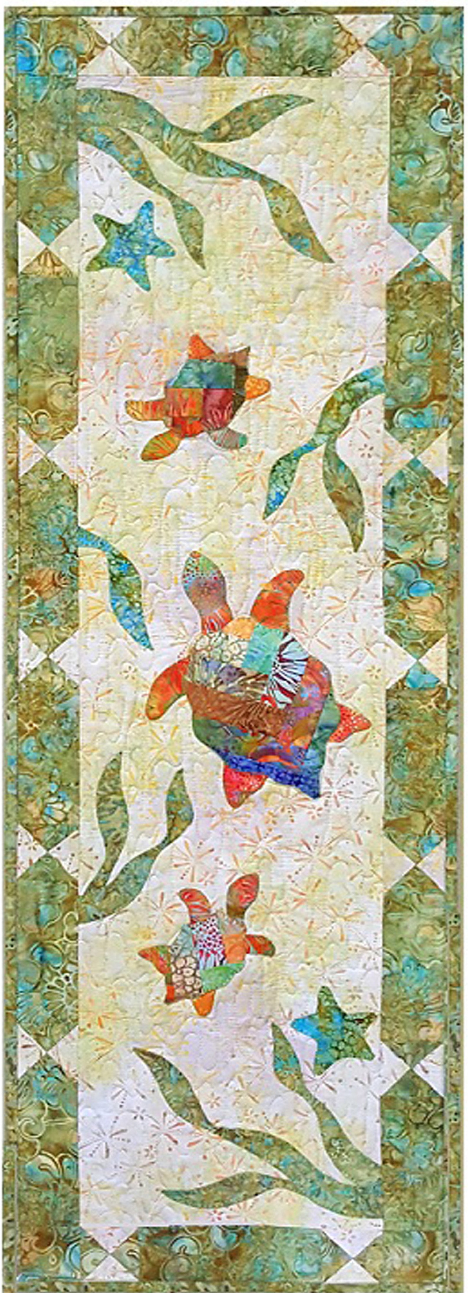 Turtles Table Runner or Wall Hanging Etsy