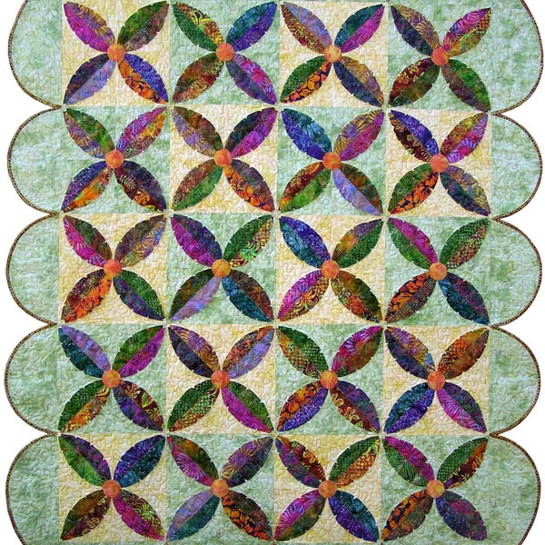 Hawaiian Wedding Rings quilt pattern