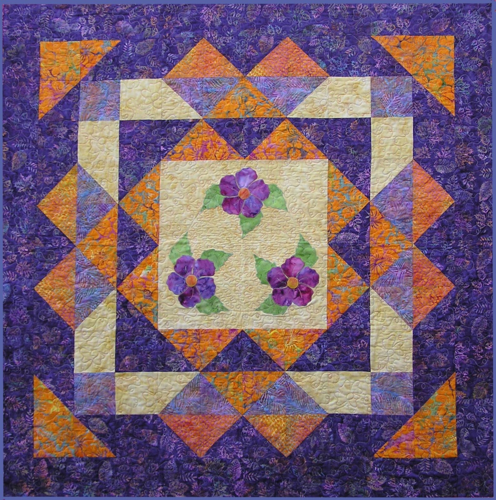 Hibiscus Flower Quilt Pattern - Etsy