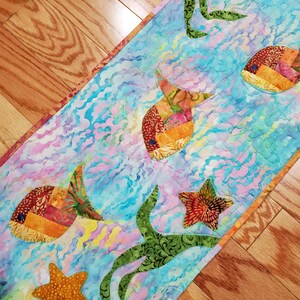 Fishy table runner pattern