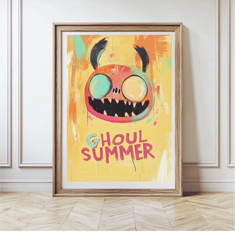 Pastel Halloween Taylor Swift Art Prints 3print Set Cute Kawaii Ghosts