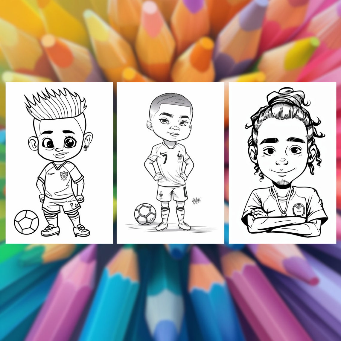 15 FOOTBALL Coloring Pages, Soccer Coloring Pages, Printable Coloring ...