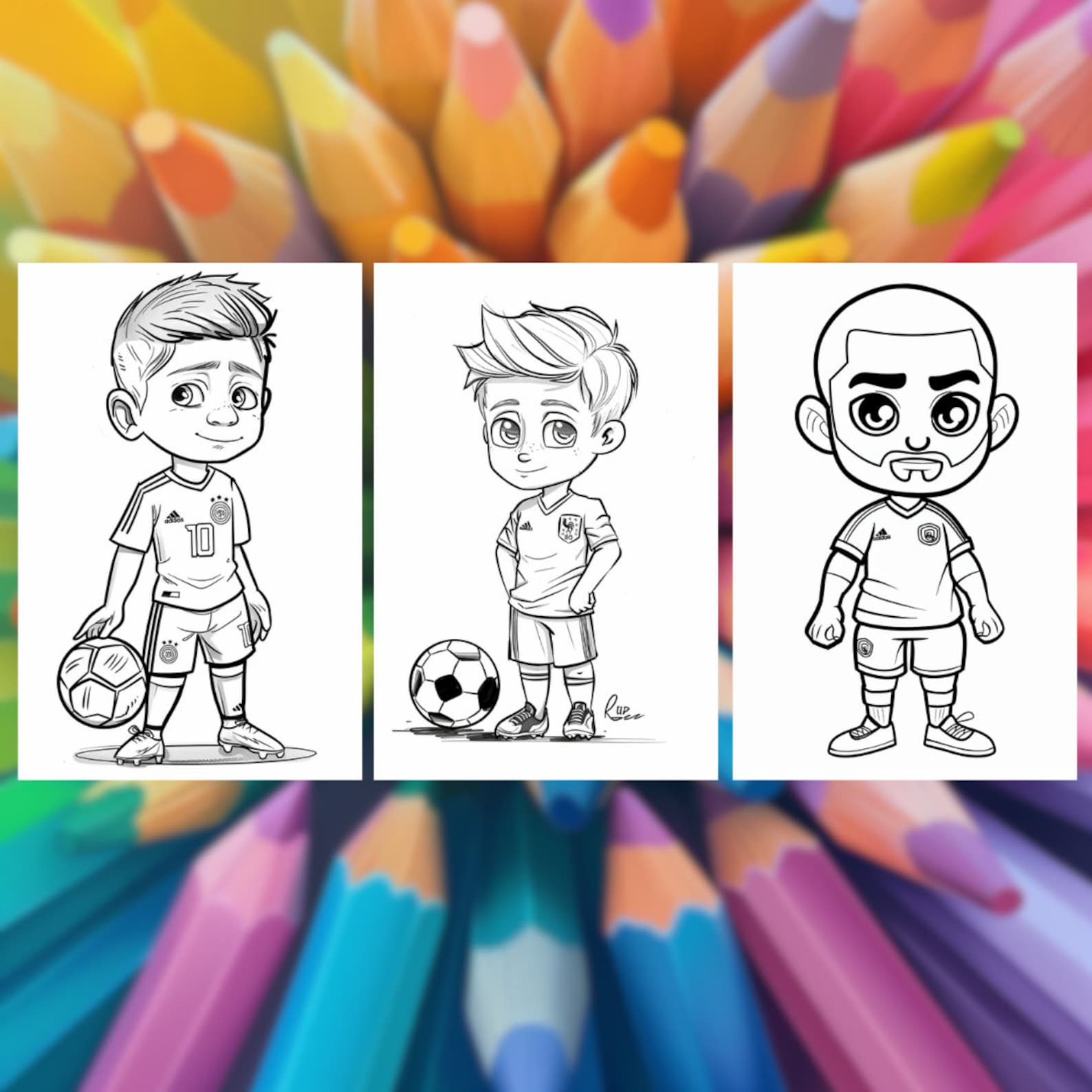 15 FOOTBALL Coloring Pages, Soccer Coloring Pages, Printable Coloring ...