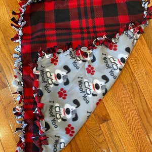 Etsy tie blankets hotsell