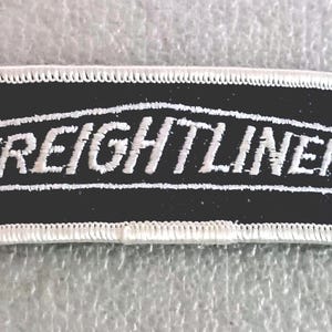 Vintage Blue Freightliner Trucks Semi Trucking Cloth Patch New NOS 1970s