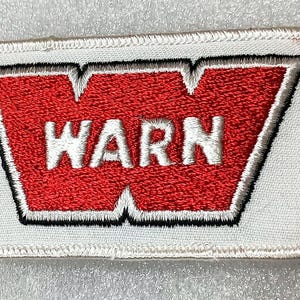 Vintage Warn Industries Wenches Cloth Lehmans Patch New NOS 1970s