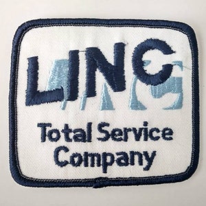 LINC Total Service Company Patch New NOS 1970s Pipe Manufacturing
