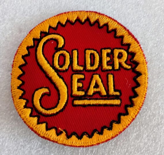 Rare Solder Seal Auto Prevention Additive Gunk Jacket Hat Patch 1950s NOS New
