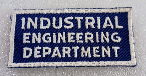 Generic Industrial Engineering Department Patch 1950s NOS New