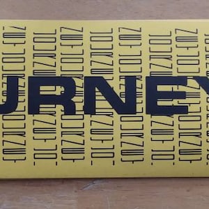 Vintage 1980s Journey Pop Rock Music Group Bumper Sticker New NOS