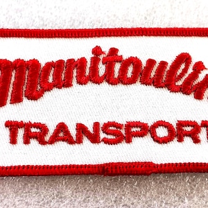 VTG Manitoulin Transport US Canadian Trucking Co. Jacket Patch New NOS 1980s