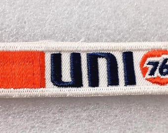 Union 76 Oil & Gas Station Narrow Uniform Cloth Car Jacket Patch New NOS 1960s