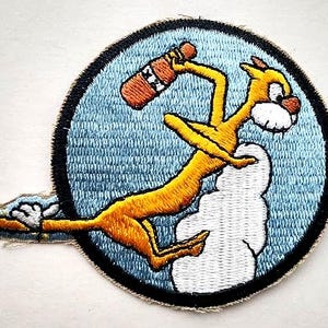 US Navy Fighting Squadron VF-9 Hellcat Plane Bomb Fighter Patch New NOS 1950-60s?