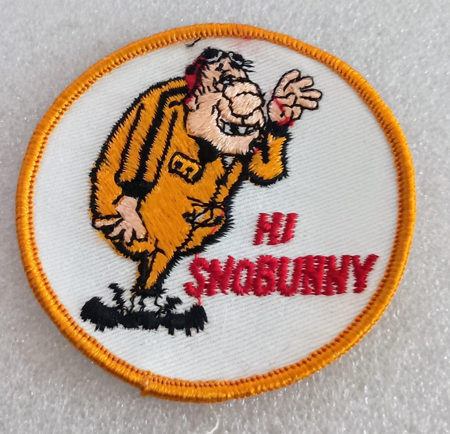 Hi Snobunny Campy Funny Creepy Old Man Hippie Jacket Hat Patch New 