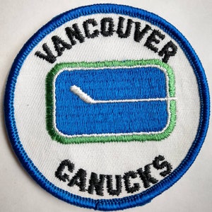 Vintage Vancouver Canucks Hockey Team Patch mid 1970s NOS New