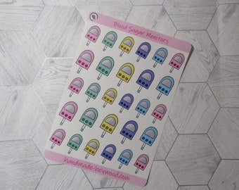 Planner Stickers Glossy Paper Scales Planner Stickers Glossy Paper Scales