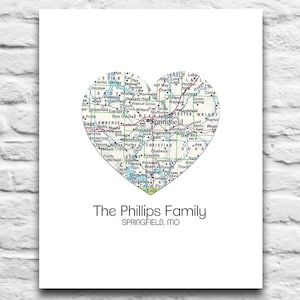 Missouri State & Herz Stadt Karte DIGITAL DOWNLOAD für Sie 2 Druck, Valentinstag Geschenk, Familienname Zeichen, Geschenk für sie, diy, Hochzeit, 8 x 10 11x14
