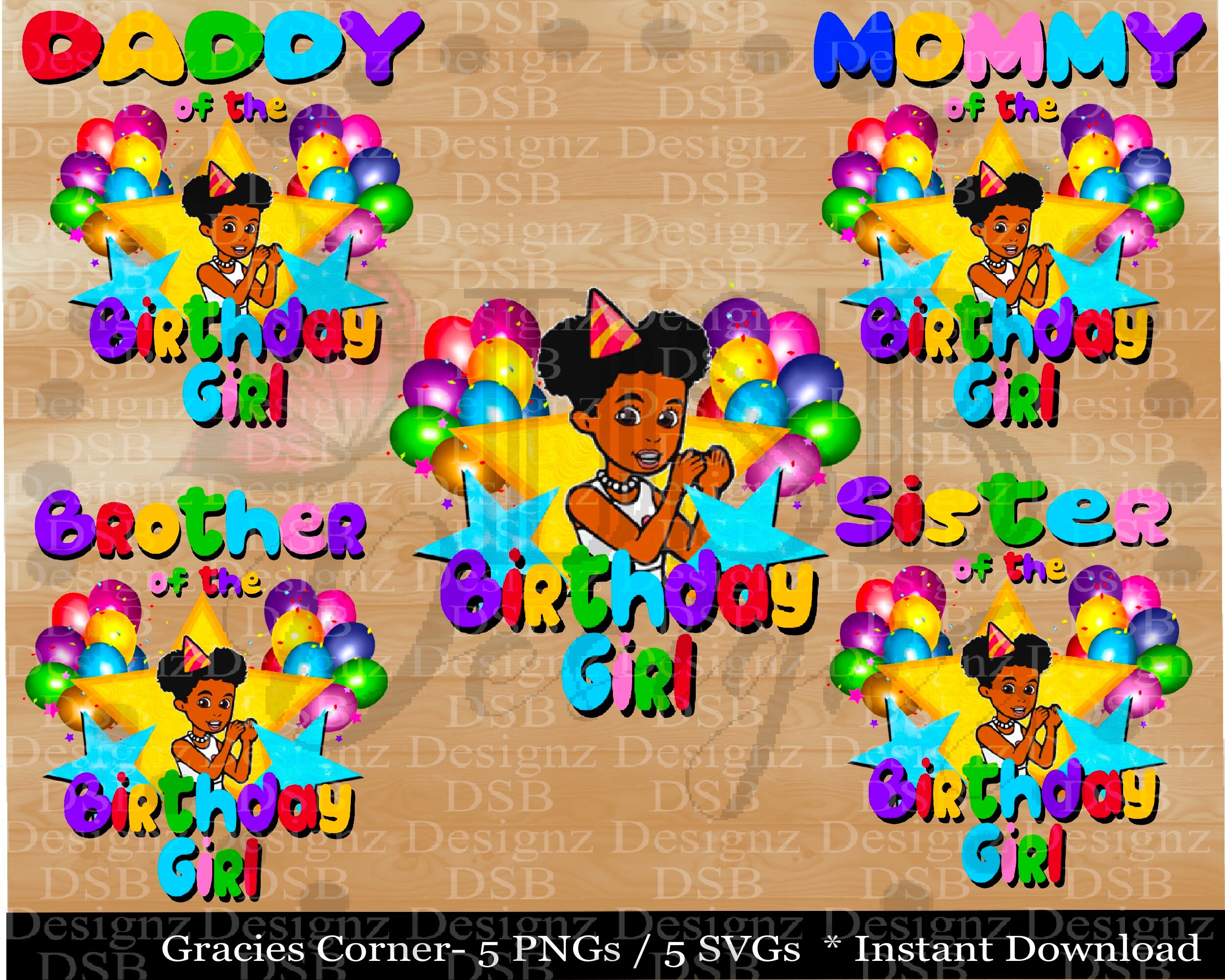 Gracie's Corner Birthday PNG Digital File Only 1st Etsy UK