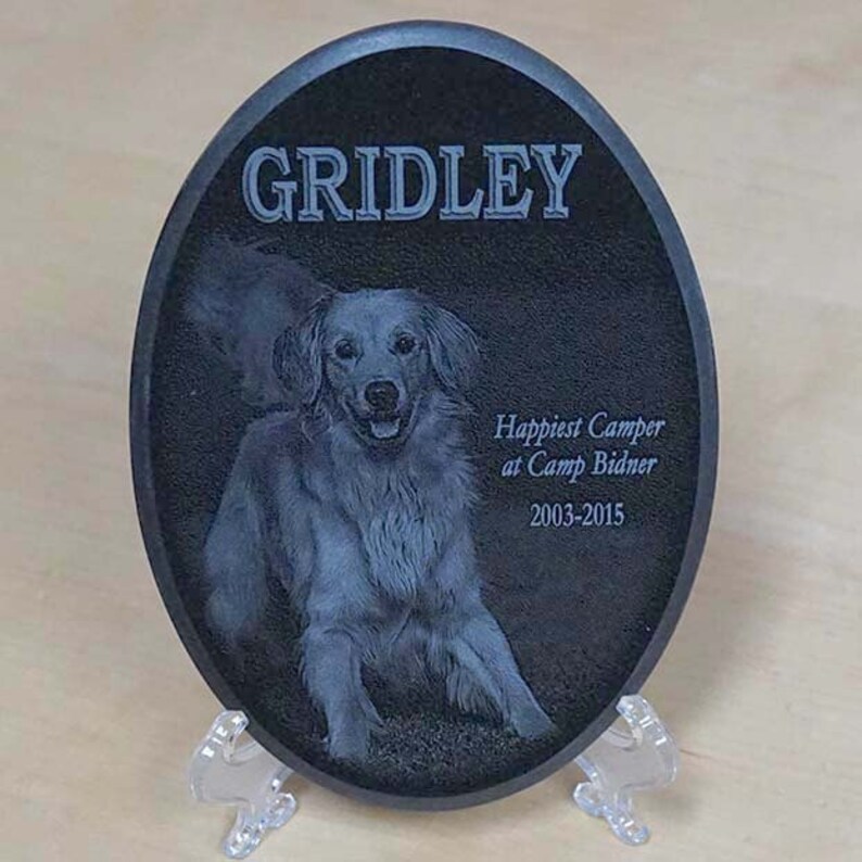 Pet Memorial Photo Plaque Pet Memorial Plaque Photograph Etsy