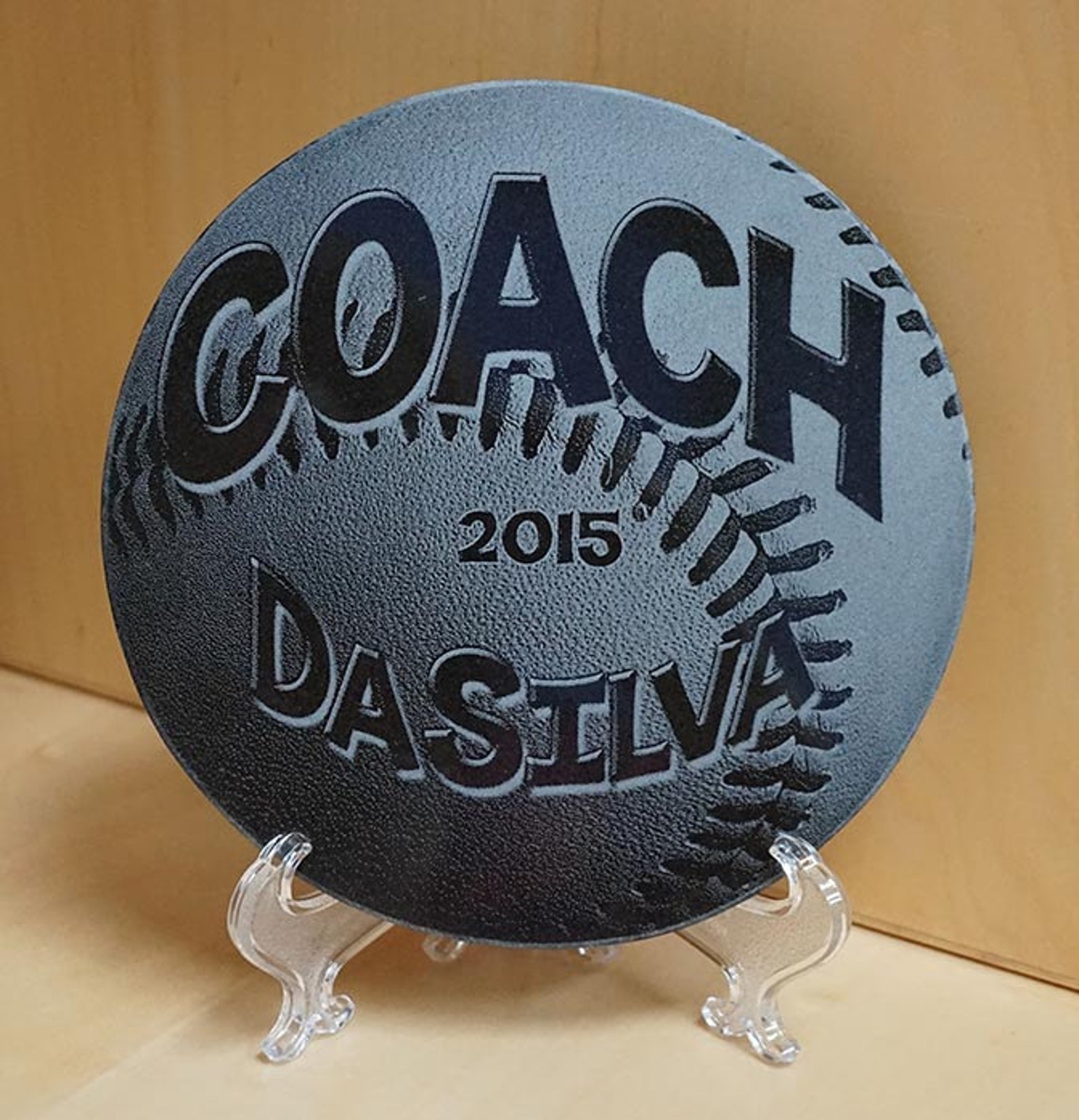 Basketball Coach Gift Team Gift Engraved Plaque Sports Etsy