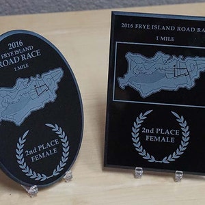 Granite Trophy ~ Custom Engraved Trophy ~ Tournament Trophy