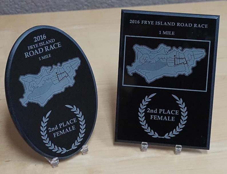 Granite Trophy Custom Engraved Trophy Tournament Trophy Etsy