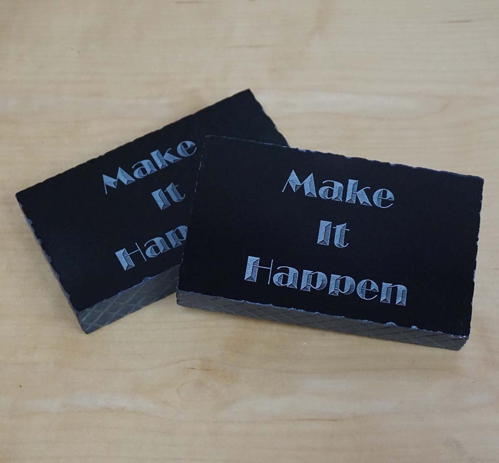 Small Engraved Paperweight Custom Engraved Marble Etsy