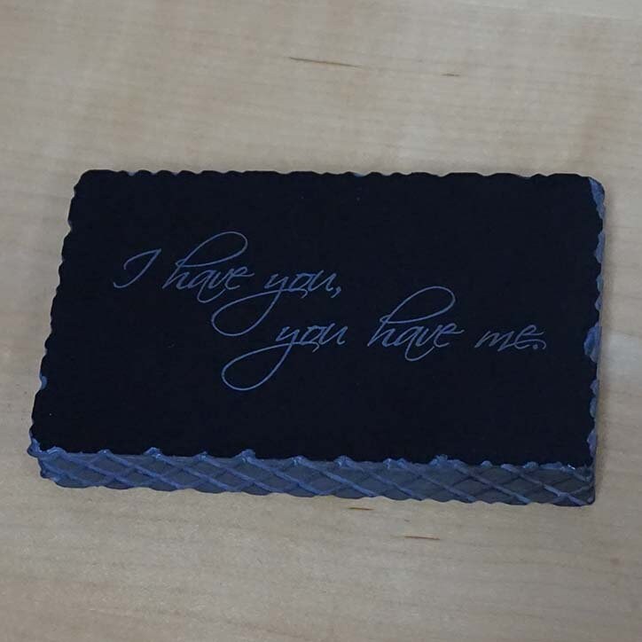 Small Engraved Paperweight Custom Engraved Marble Etsy