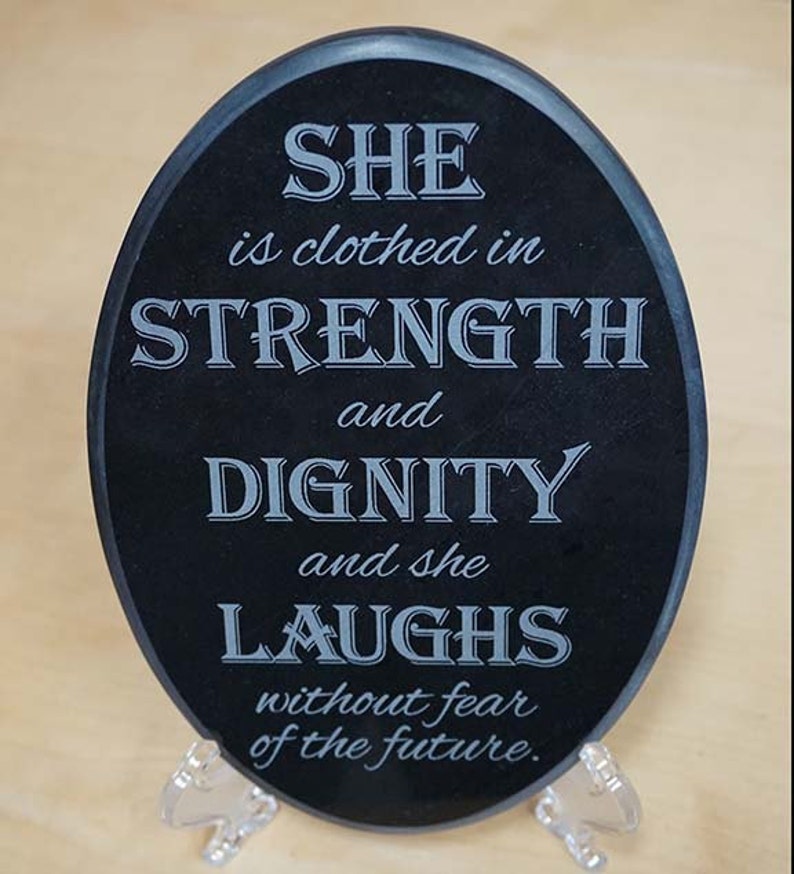 Christian Engraved Plaque Laser Engraved Marble Plaque Etsy