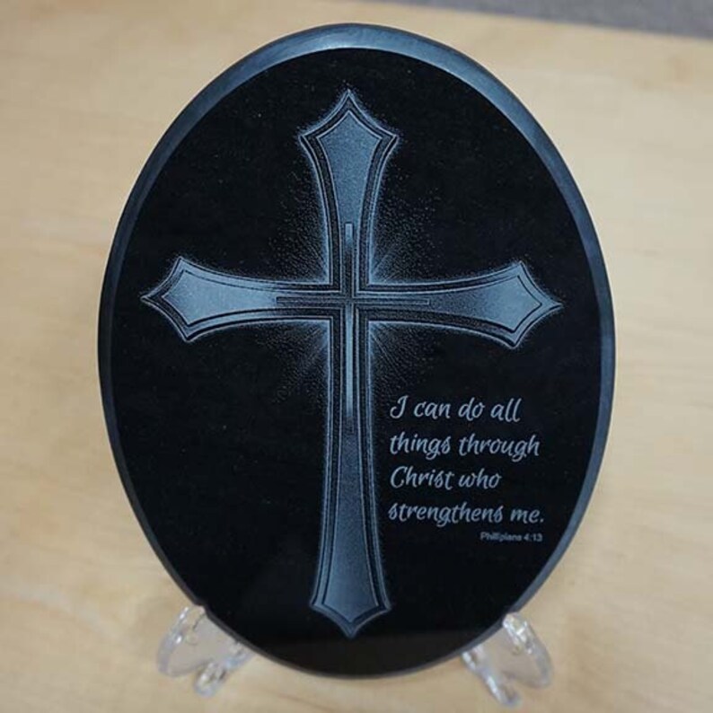 Christian Engraved Plaque Laser Engraved Marble Plaque Etsy