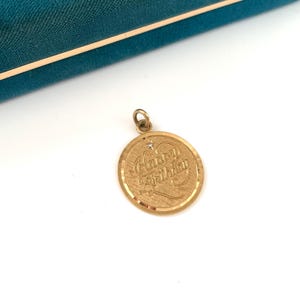 Vintage Gold Filled Happy Birthday Charm