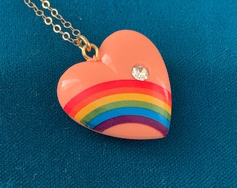■VINTAGE HOLLYWOOD■ Colorful Heart Necklace VH2313NE008B MUSINSA | VINTAGE HOLLYWOOD Colorful Heart Necklace_VH2313NE008B
