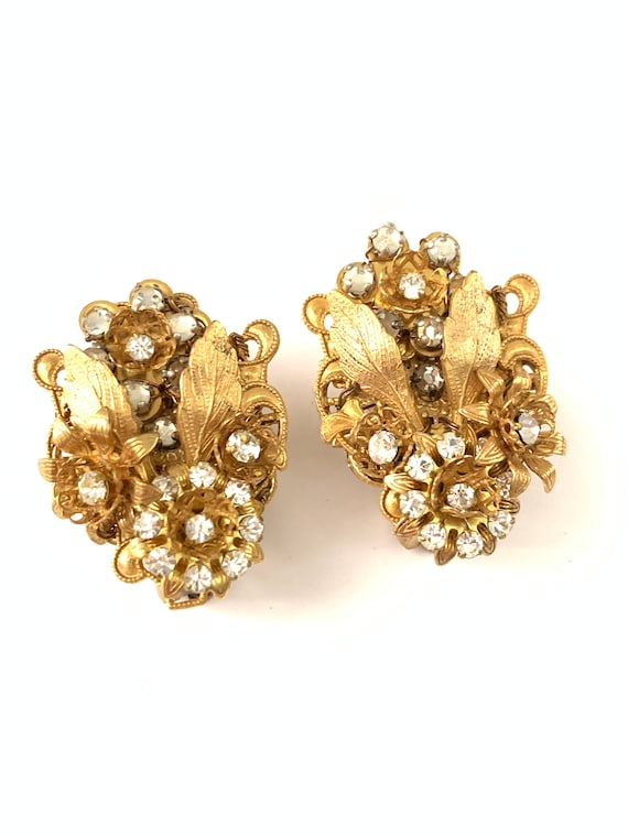 Etsy clip on earrings vintage deals