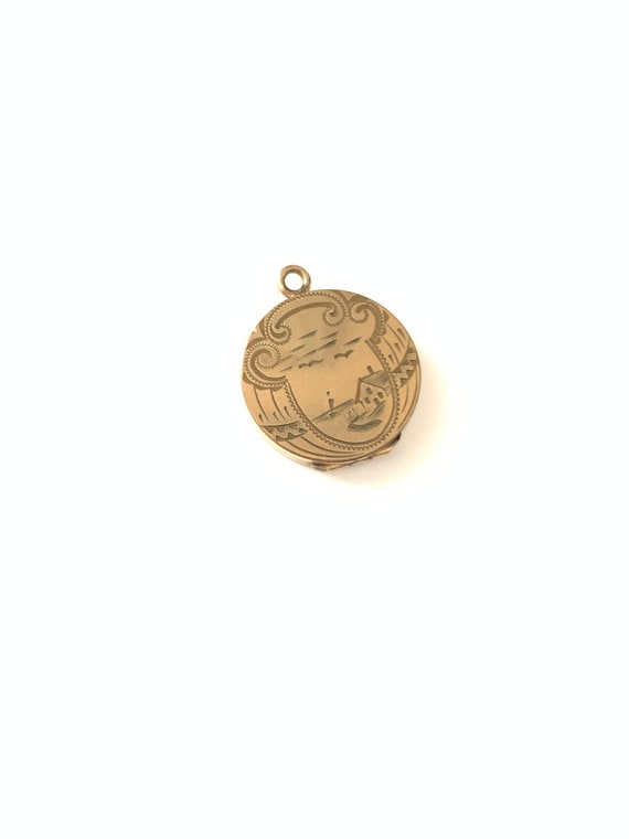 Antique Victorian Mourning Locket // Victorian Loc