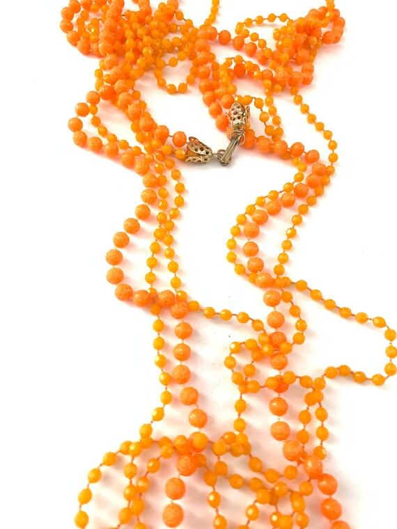Orange costume jewellery hot sale