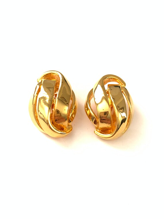 Vintage Clip On Earrings, Vintage Jewelry, Statem… - image 3