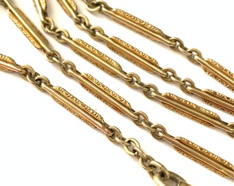 Vintage Antique Art Deco SIMMONS Gold Filled 14 3/4